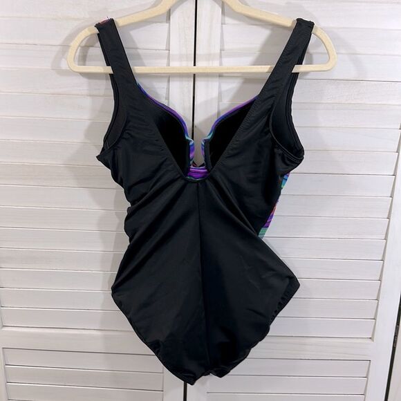Miraclesuit Size 4 One Piece True Colors Layered Escape NWOT - Picture 8 of 15
